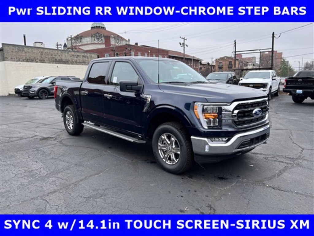 New 2022 Ford F-150 XLT LUXURY 4x4 TURBO w/CHROME Pkg-CONSOLE Crew Cab Pickup