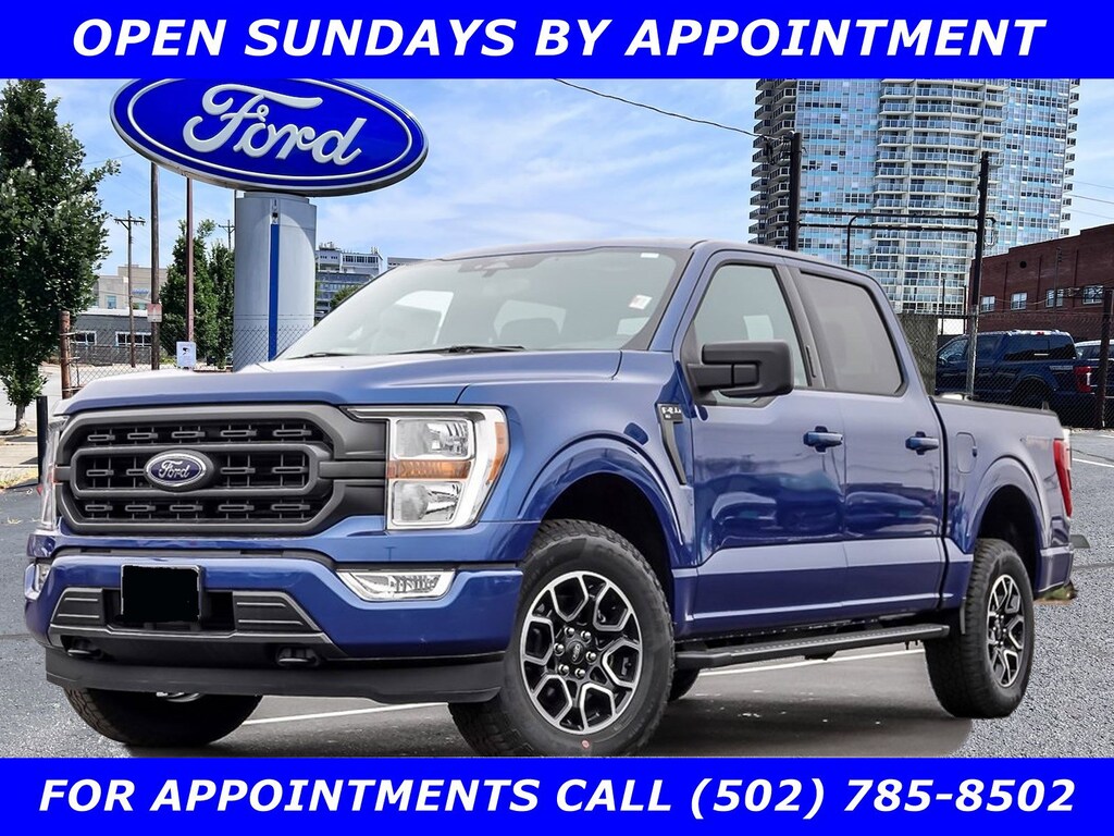 New 2023 Ford F-150 SPORT XLT 4x4 V-6 TWIN TURBO w/20in ALLOYS-302A PR Crew Cab Pickup