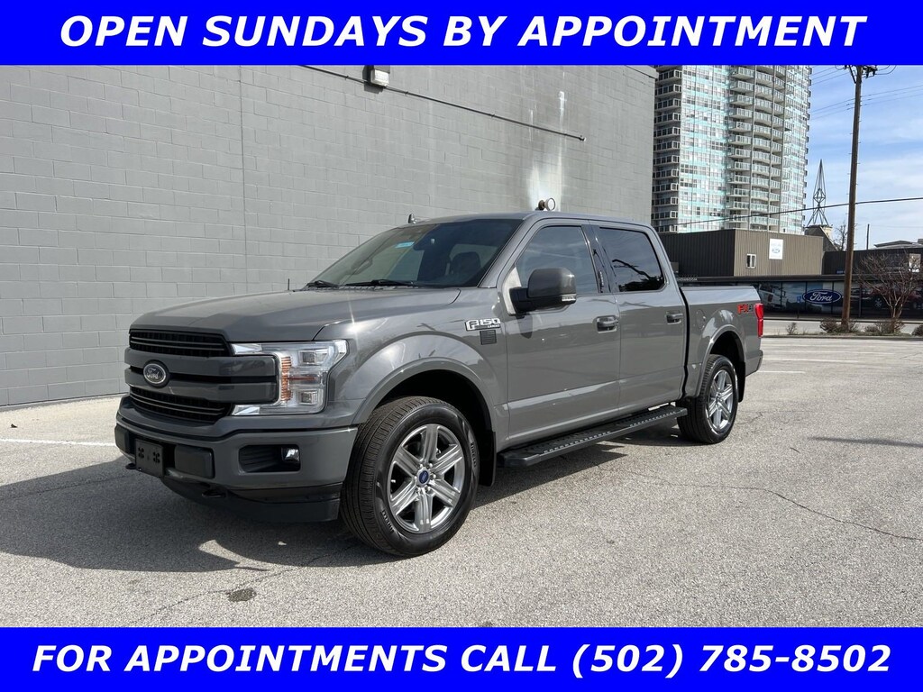 Certified 2018 Ford F-150 CERTIFIED-FX4 LARIAT SPORT 4x4 w/MOON-TOW-20in ALL Truck SuperCrew Cab