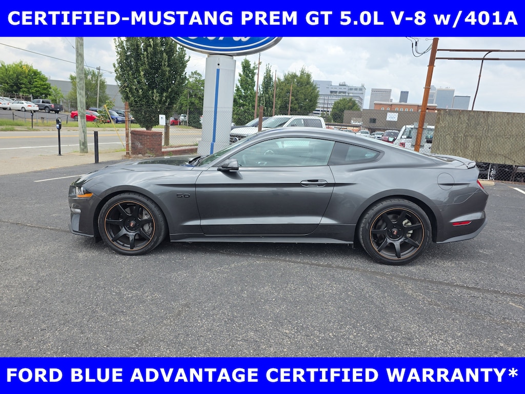 Certified 2019 Ford Mustang CERTIFIED-GT PREM w/ACTIVE VALVE EXHAUST Coupe