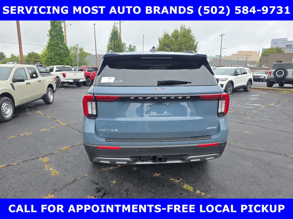 New 2025 Ford Explorer Active 4WD w/Comfort Pkg-20" Prem Alloys Sport Utility