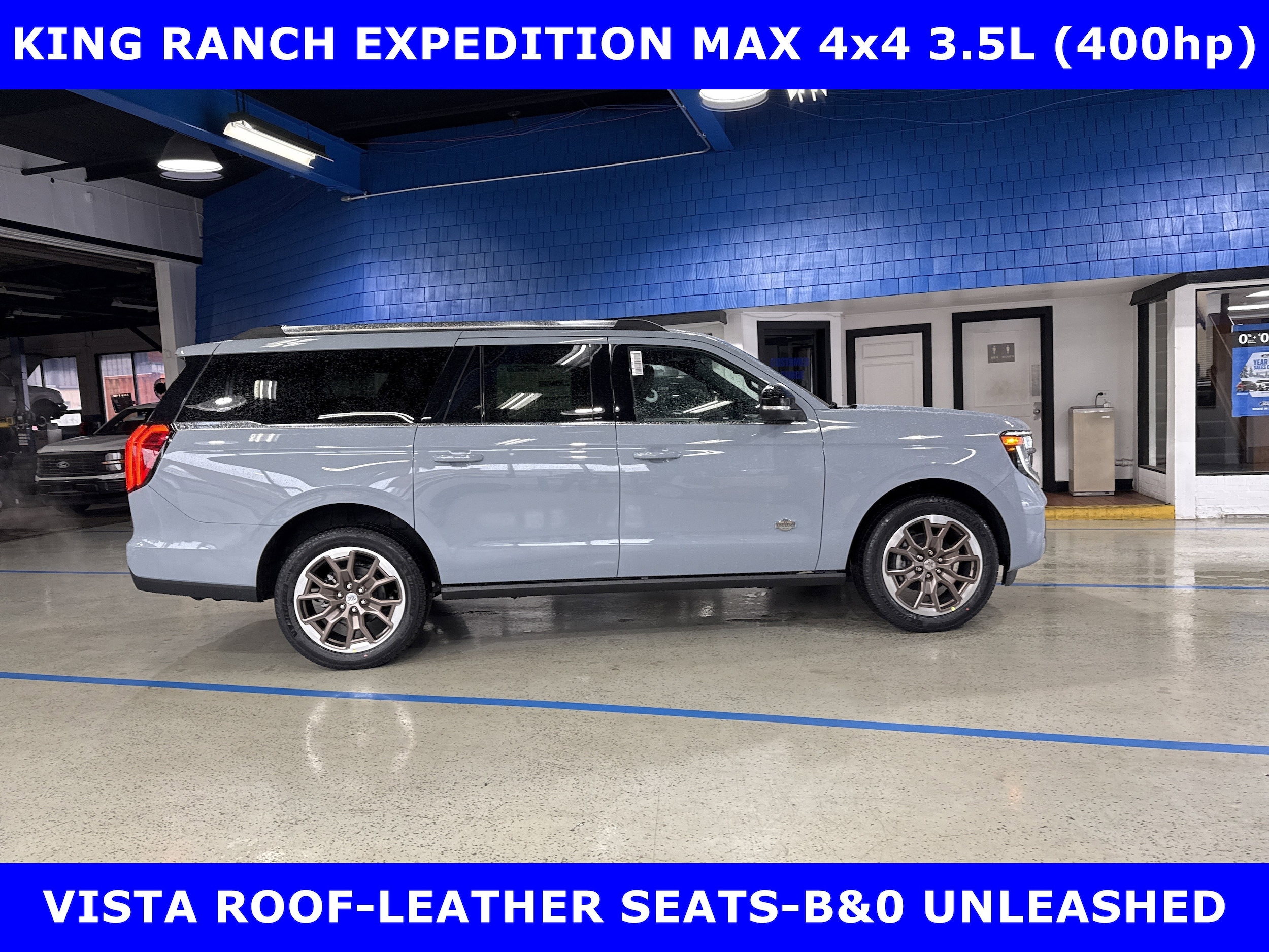2026 Ford Expedition Max KING RANCH 4x4 (400hp) w/VISTA ROOF-LEATHER Sport Utility