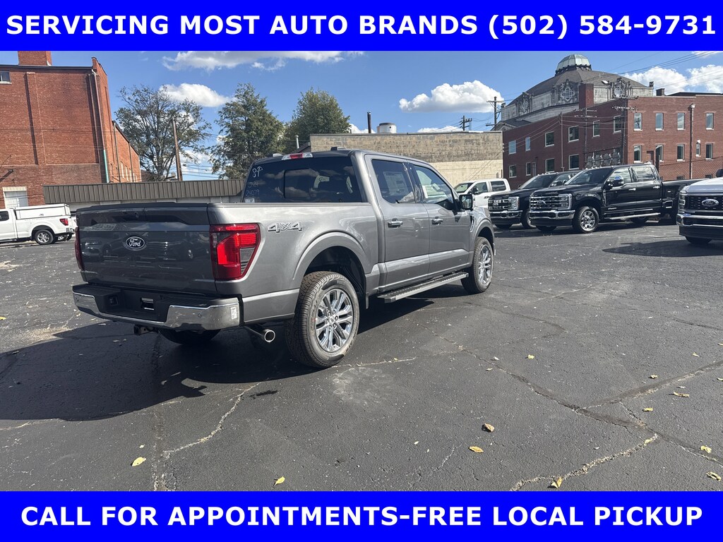 New 2025 Ford F-150 XLT PREM 4x4 3.5L TURBO (400hp) TOW-20in ALLOYS Crew Cab Pickup