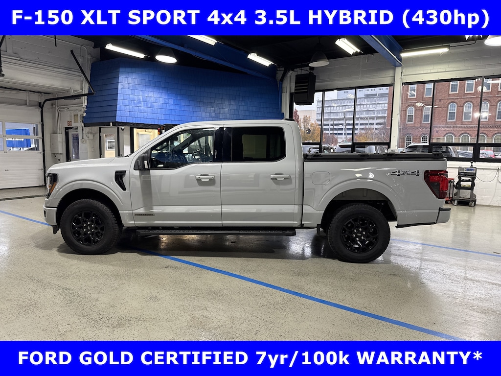 Certified 2024 Ford F-150 CERTIFIED-XLT BLACK Pkg 4x4 w/302A Pkg Truck SuperCrew Cab