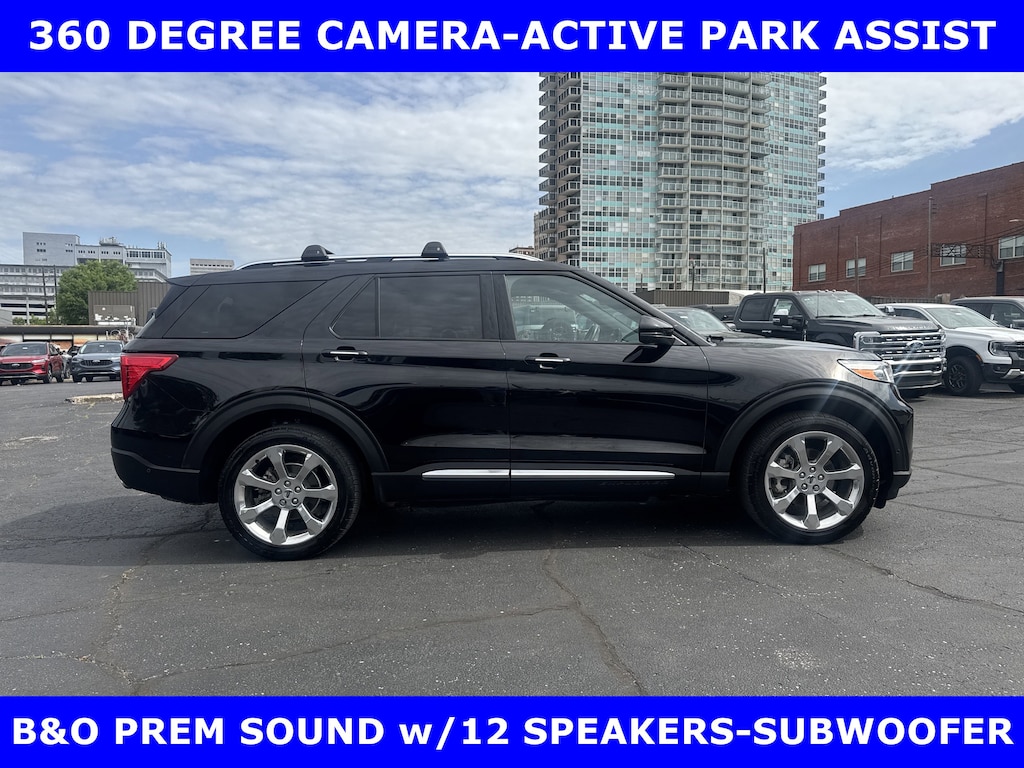 Certified 2020 Ford Explorer CERTIFIED-PLATINUM 4WD w/MOON-21in ALLOYS SUV