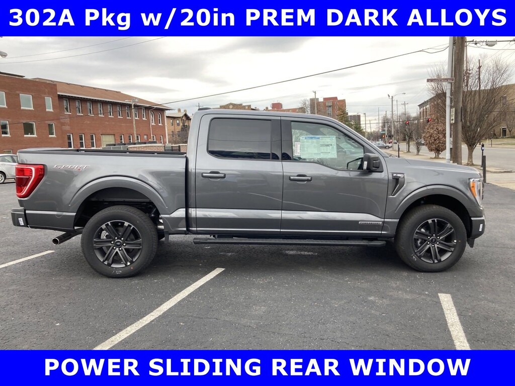 New 2022 Ford F-150 SPORT XLT 4x4 3.5L POWERBOOST FULL HYBRID w/TOW Crew Cab Pickup