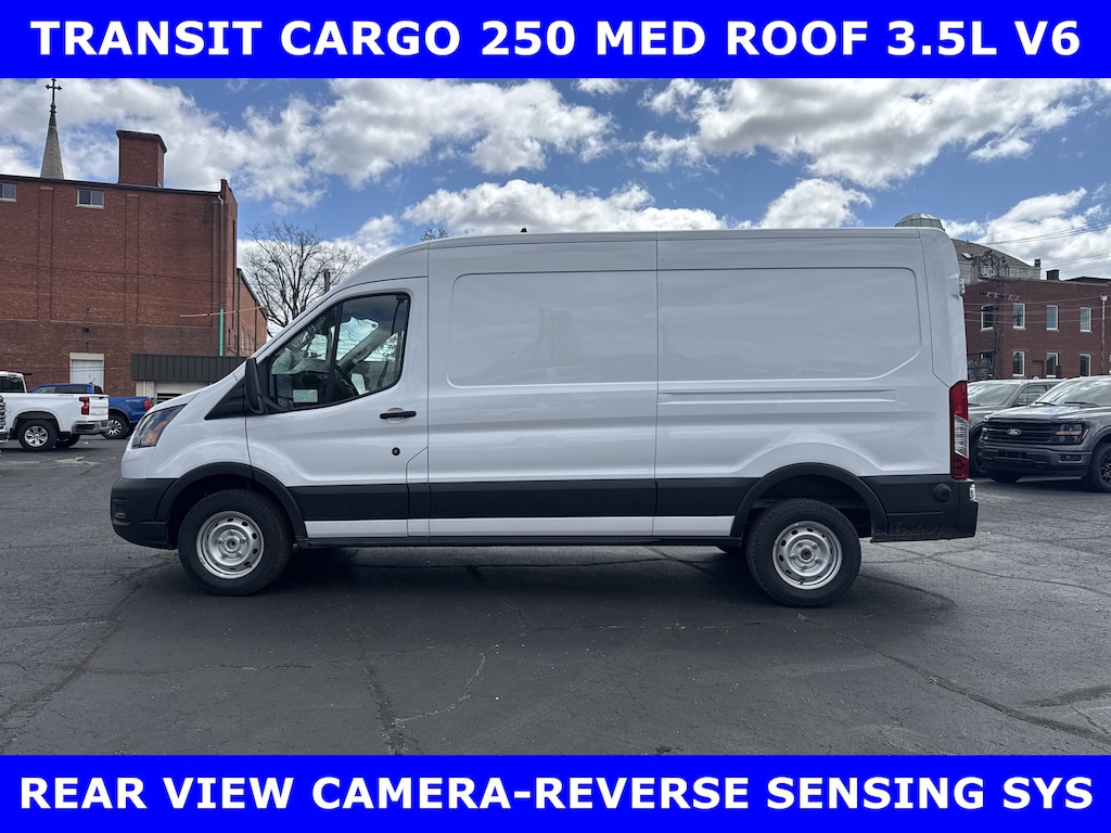 New 2025 Ford Transit-250 Cargo Medium Roof RWD w/3.5L V6 CARGO
