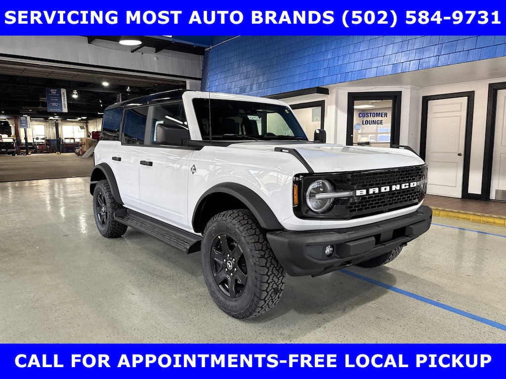 New 2025 Ford Bronco Outer Banks 4x4 w/Black Appearance-Hard Top Convertible