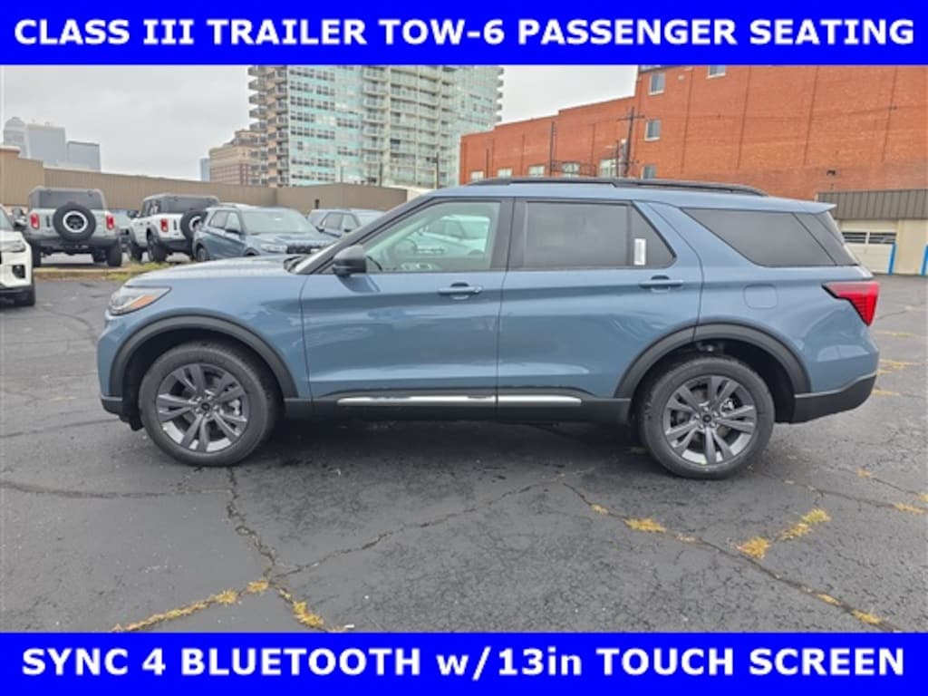 New 2025 Ford Explorer Active 4WD w/Comfort Pkg-20" Prem Alloys Sport Utility
