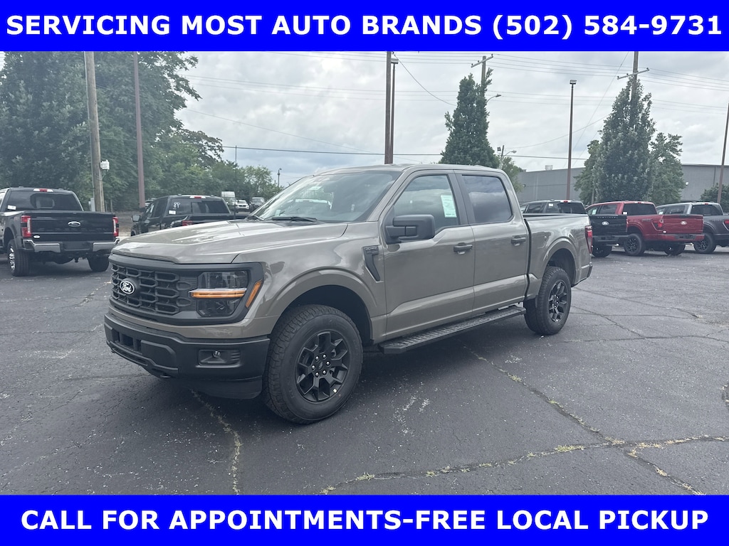 New 2025 Ford F-150 STX FX4 4X4 V6 Turbo w/Off Road Pkg Crew Cab Pickup