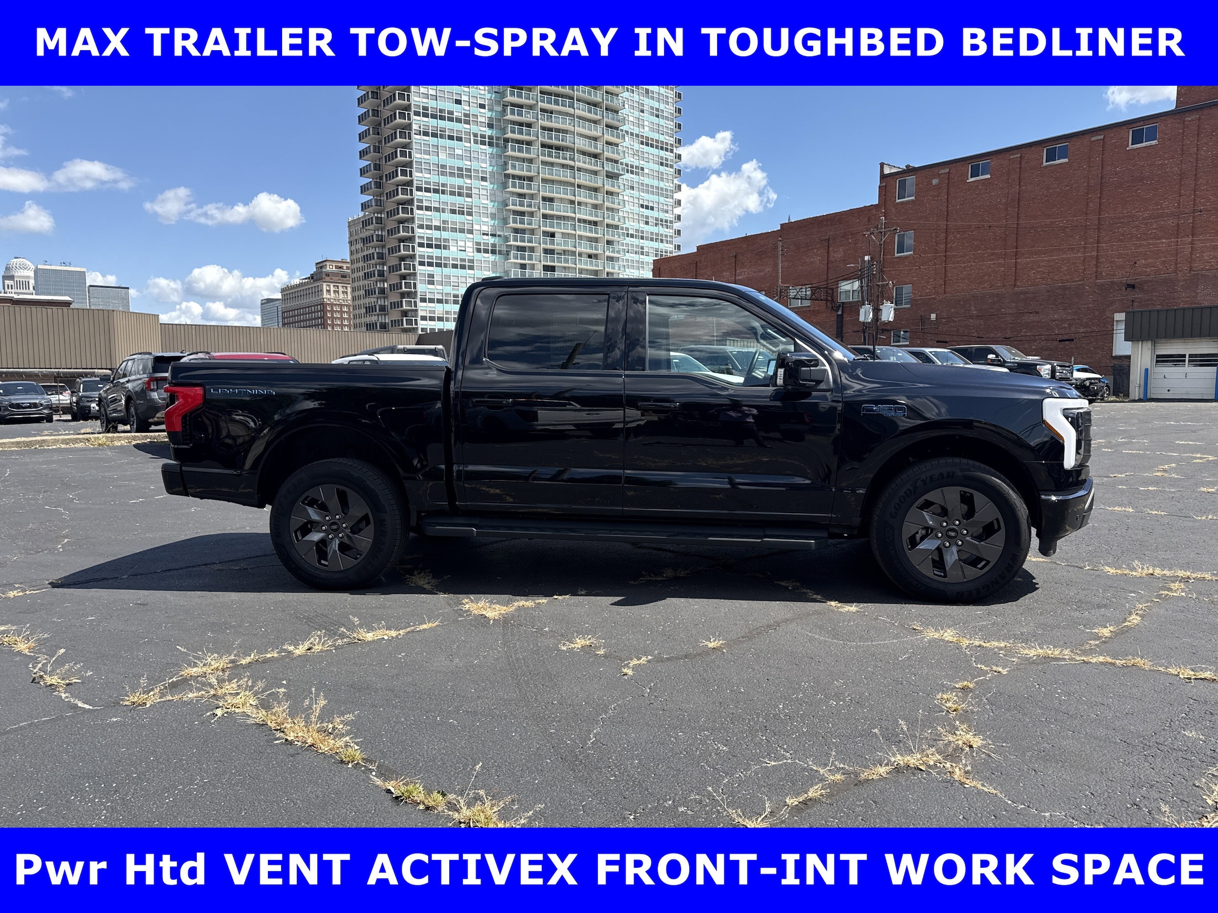 Certified 2024 Ford F-150 Lightning Lariat with VIN 1FT6W5L74RWG09004 for sale in Louisville, KY