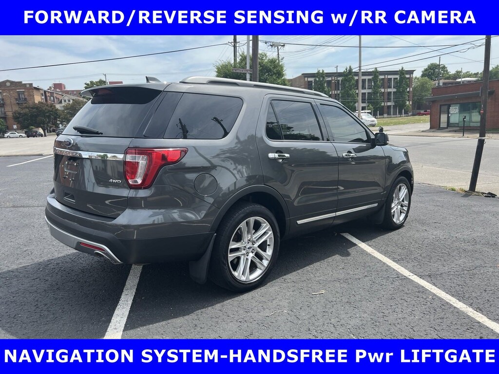 Certified 2017 Ford Explorer CERTIFIED-XLT PREM 4wd 3.5L V6 w/TOW-LEATHER-TECH SUV