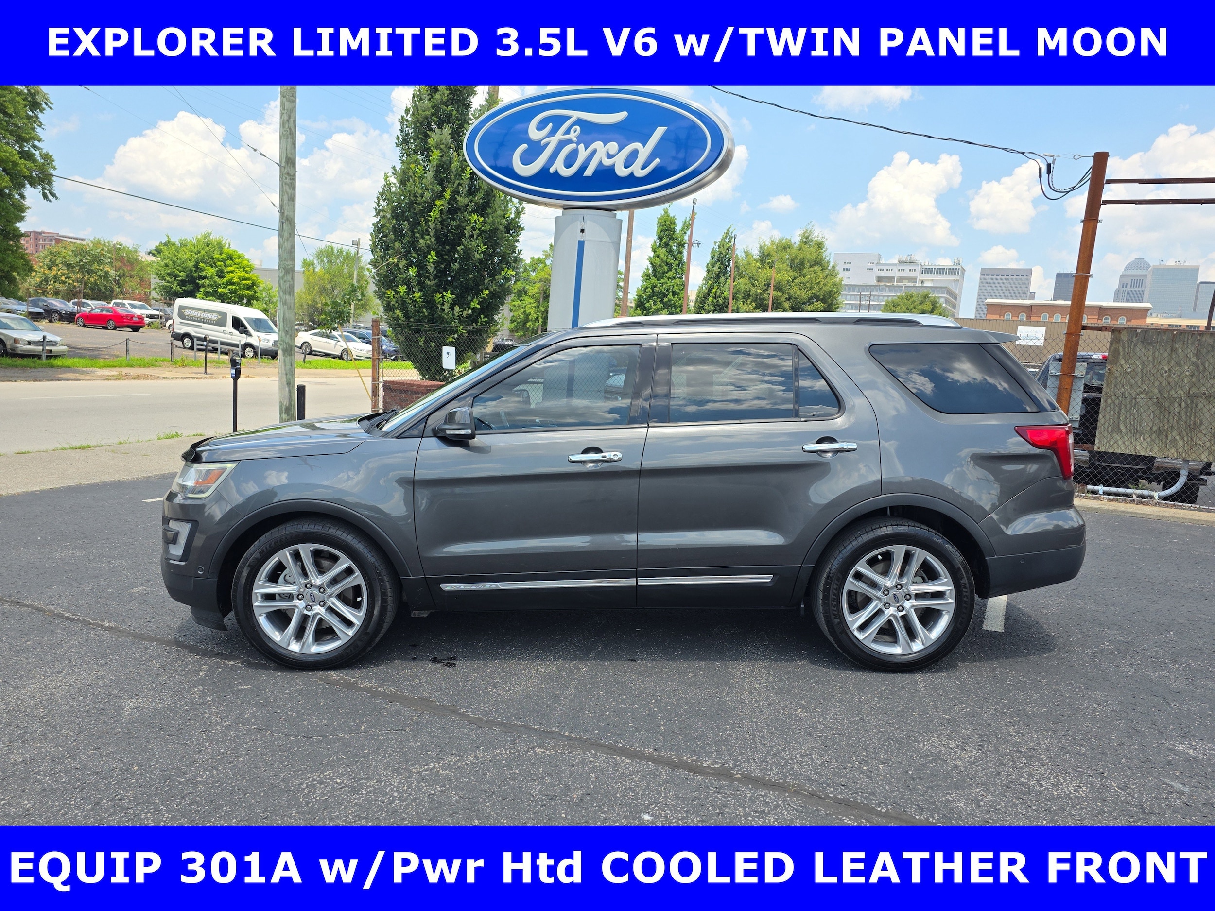 2017 Ford Explorer LIMITED 3.5L V-6 w/MOON-LEATHER