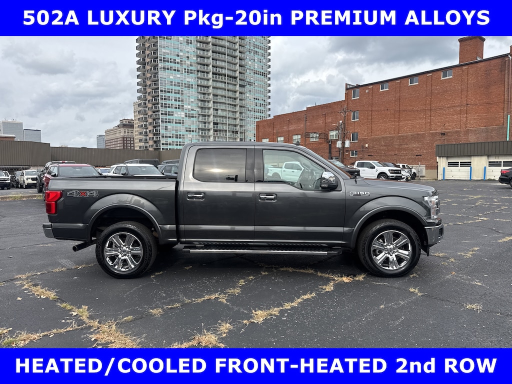 Certified 2020 Ford F-150 CERTIFIED-LARIAT LUXURY w/MOON-MAX TOW Truck SuperCrew Cab