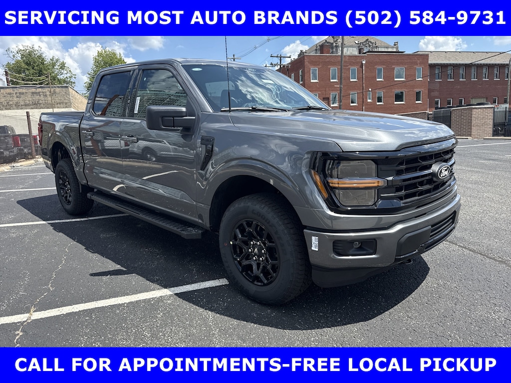 New 2025 Ford F-150 XLT FX4 4x4 5.0L V8 w/Black Appearance Pkg Crew Cab Pickup