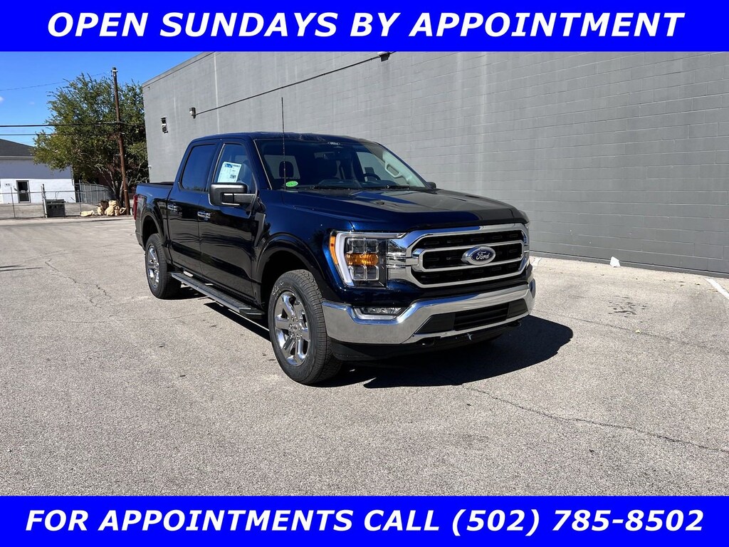 New 2022 Ford F-150 XLT 4x4 5.0L V8 w/CHROME Pkg-20in ALLOYS-302A Crew Cab Pickup