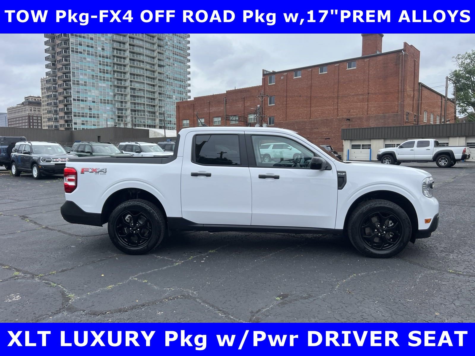 Certified 2024 Ford Maverick XLT with VIN 3FTTW8J94RRA22233 for sale in Louisville, KY