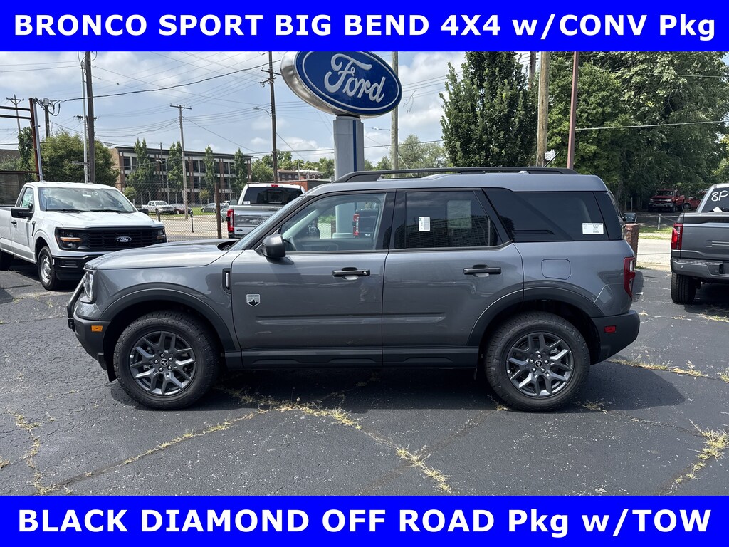 New 2025 Ford Bronco Sport Big Bend 4x4 Turbo w/Black Diamond Off Road-Convenience Pkg Sport Utility