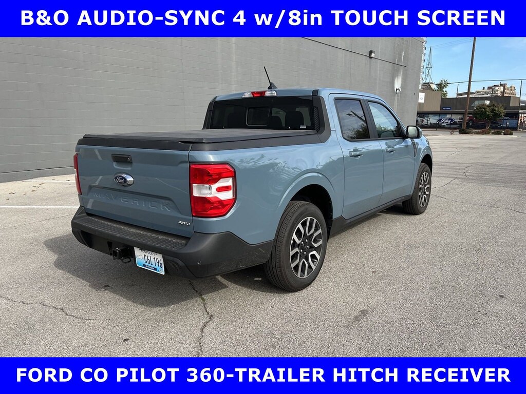 Certified 2022 Ford Maverick CERTIFIED-LARIAT AWD 2.0L TURBO w/MOON-LEATHER Truck SuperCrew