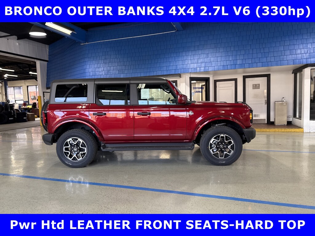 New 2026 Ford Bronco Outer Banks 4x4 2.7L V6 (330hp) w/Hard Top Convertible
