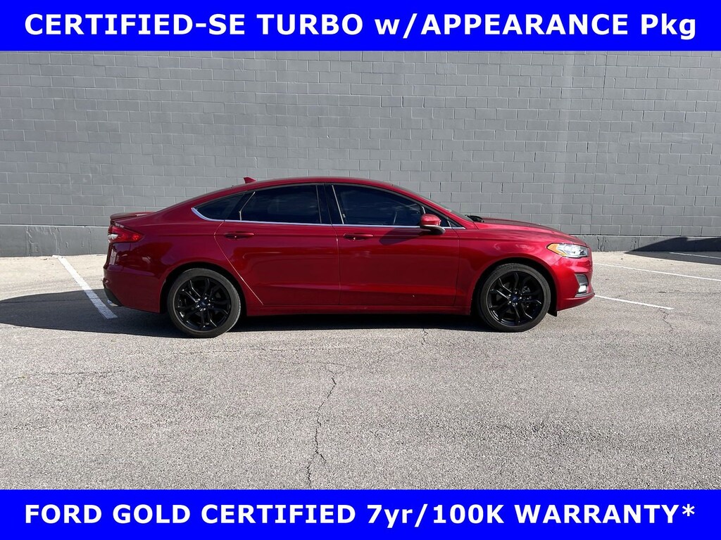 Certified 2019 Ford Fusion CERTIFIED-SE TURBO w/NAV-18in ALLOYS-Pwr SEATS Sedan
