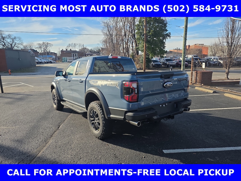 New 2025 Ford Ranger Raptor 4x4 3.0L V6 (405hp) Twin Turbo Crew Cab Pickup