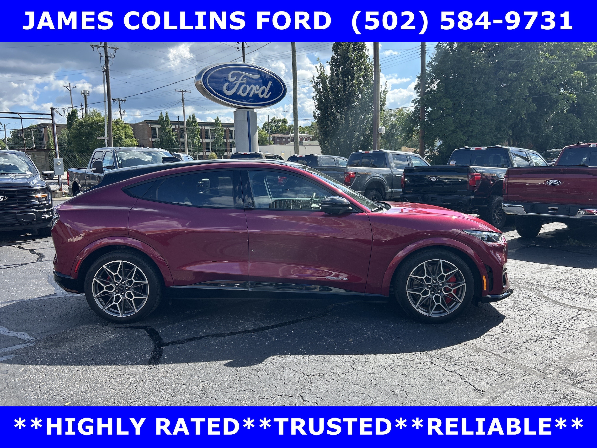 Certified 2025 Ford Mustang Mach-E GT AWD with VIN 3FMTK4SX1SMA11934 for sale in Louisville, KY