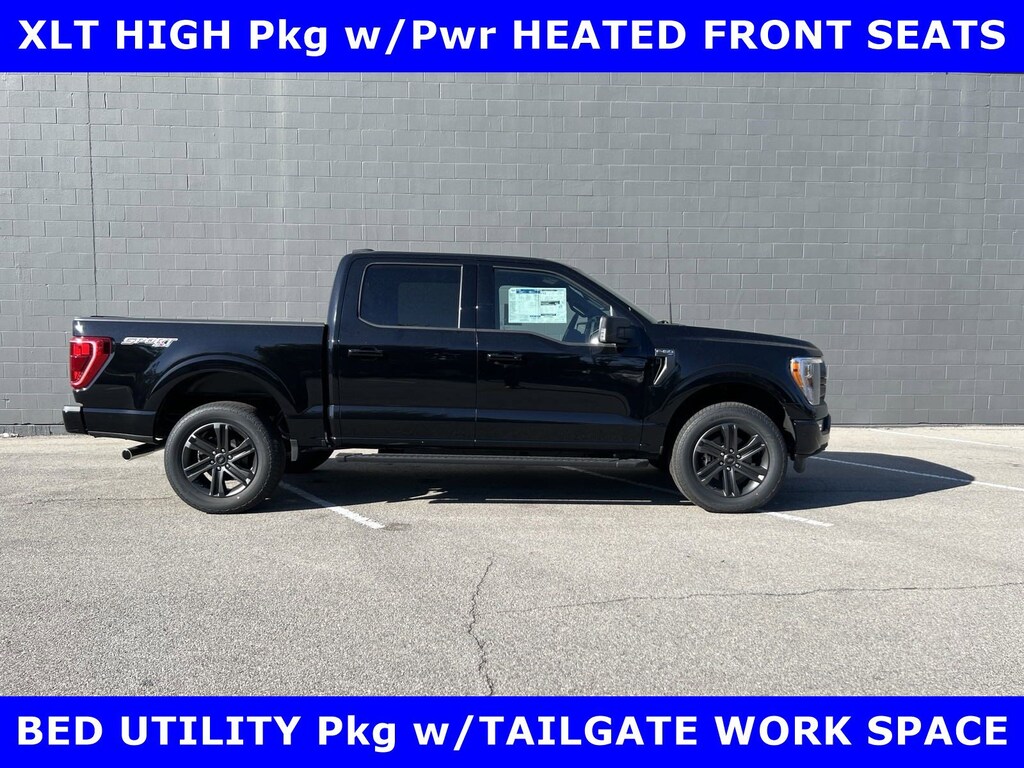 New 2022 Ford F-150 SPORT XLT 4x4 3.5L TURBO w/TOW-20in ALLOYS Crew Cab Pickup