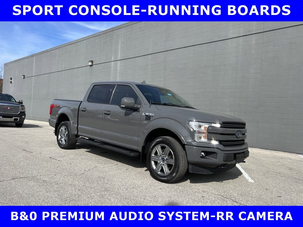 Certified 2018 Ford F-150 CERTIFIED-FX4 LARIAT SPORT 4x4 w/MOON-TOW-20in ALL Truck SuperCrew Cab