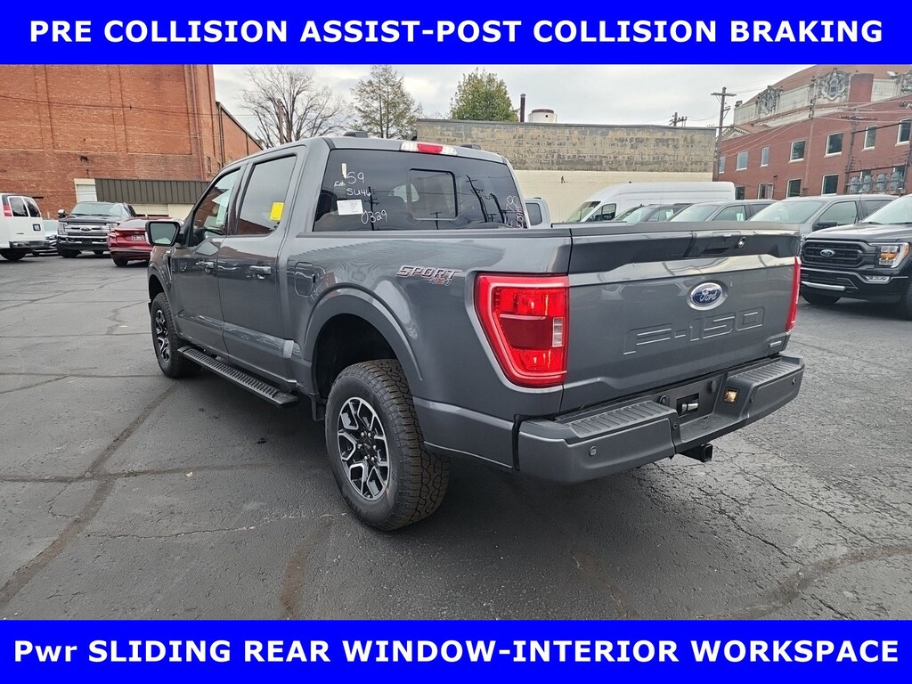 New 2023 Ford F-150 SPORT XLT 4x4 2.7L TWIN TURBO w/18in SPORT ALLOYS Crew Cab Pickup