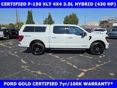 2024 Ford F-150 CERTIFIED-XLT BLACK Pkg 4x4 w/302A Pkg Truck SuperCrew Cab