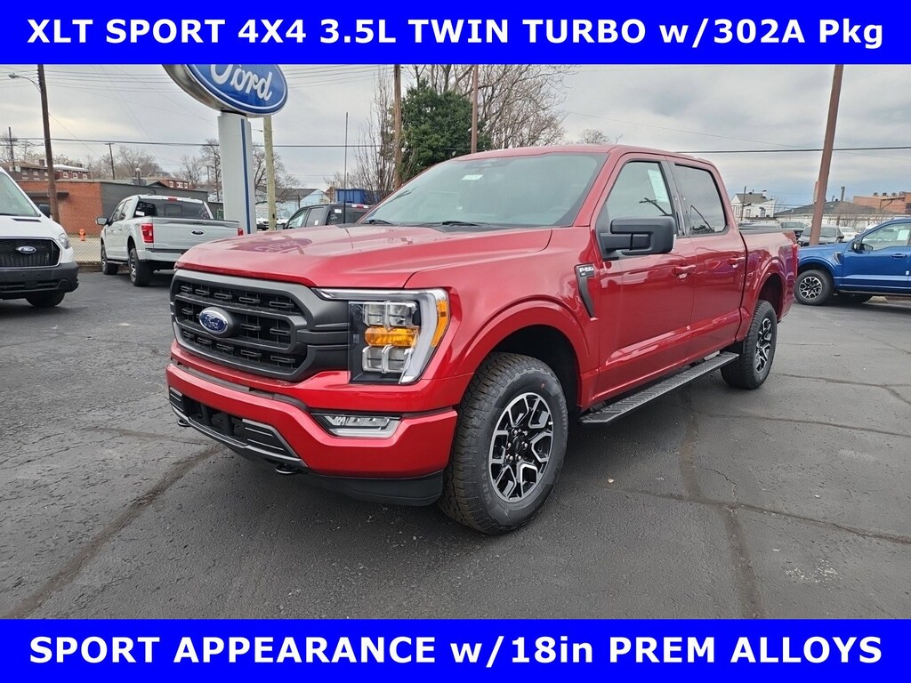 New 2022 Ford F-150 FX4 SPORT XLT 4x4 3.5L TURBO w/MAX TOW-OFF ROAD Crew Cab Pickup