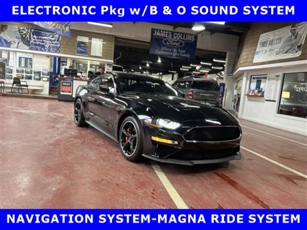 Certified 2019 Ford Mustang CERTIFIED-BULLITT 5.0L V8 6spd w/ELECTRONIC-LEATHE Coupe