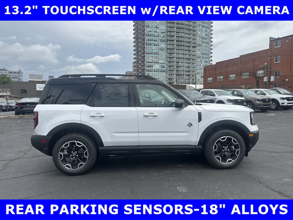 New 2025 Ford Bronco Sport Outer Banks 4x4 w/Pwr Htd Front Seats-Pwr Driver S Sport Utility