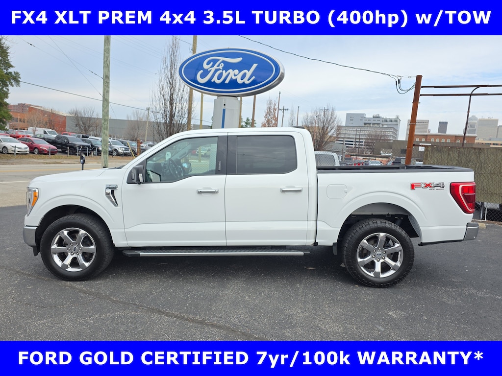 Certified 2022 Ford F-150 CERTIFIED-FX4 XLT 4x4 3.5L TURBO (400hp) Truck SuperCrew Cab