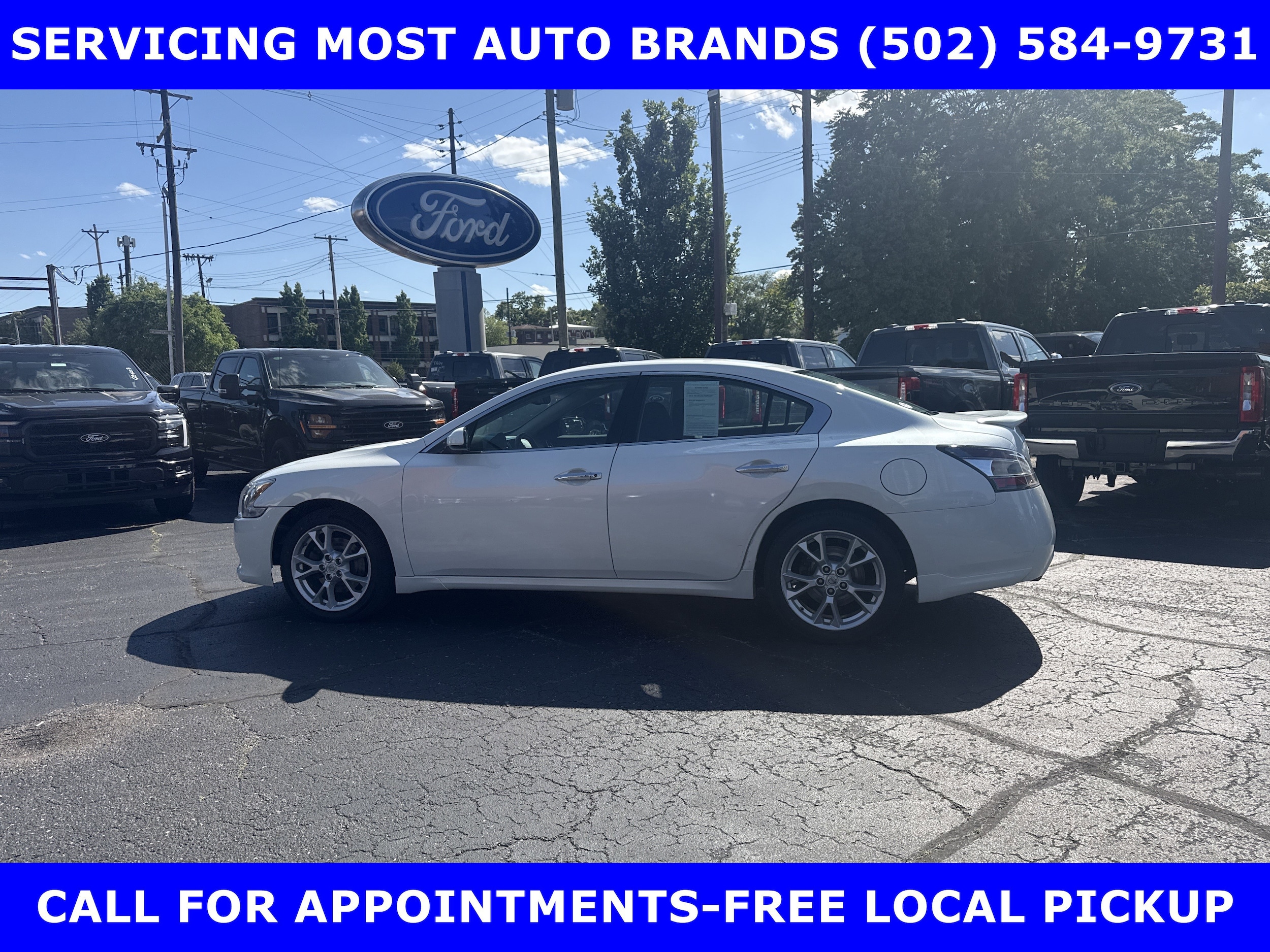 Used 2014 Nissan Maxima S with VIN 1N4AA5AP6EC446806 for sale in Louisville, KY