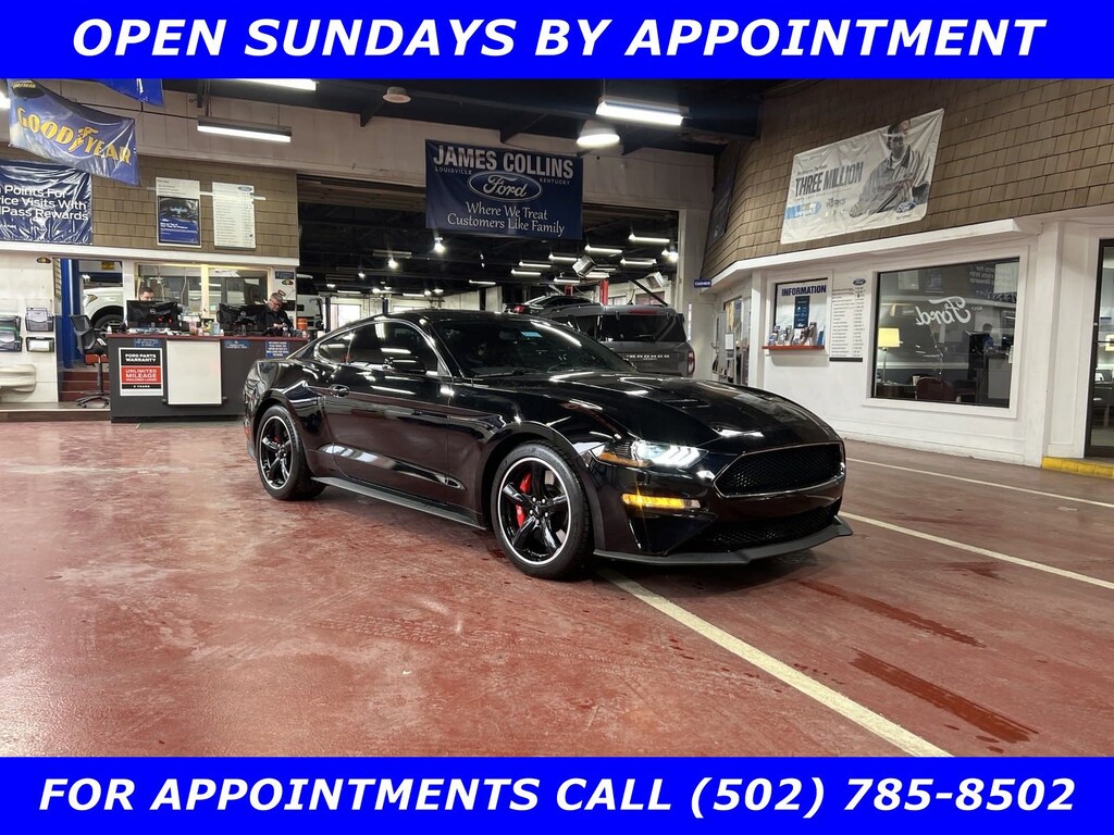 Certified 2019 Ford Mustang CERTIFIED-BULLITT 5.0L V8 6spd w/ELECTRONIC-LEATHE Coupe