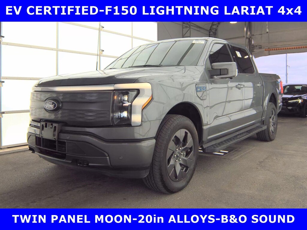 Certified 2024 Ford F-150 Lightning Lariat Truck SuperCrew Cab