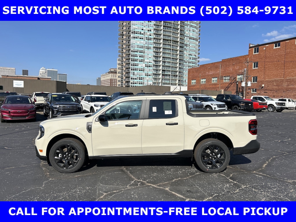 New 2025 Ford Maverick XLT Luxury AWD w/Black Appearance Pkg Crew Cab Pickup