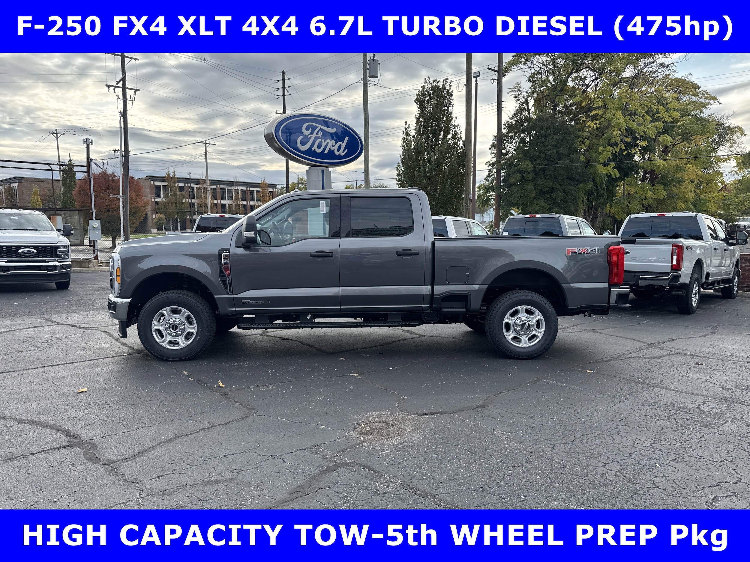 2026 Ford F-250 FX4 XLT 4x4 6.7L DIESEL (475hp) w/5th WHEEL PREP Crew Cab Pickup