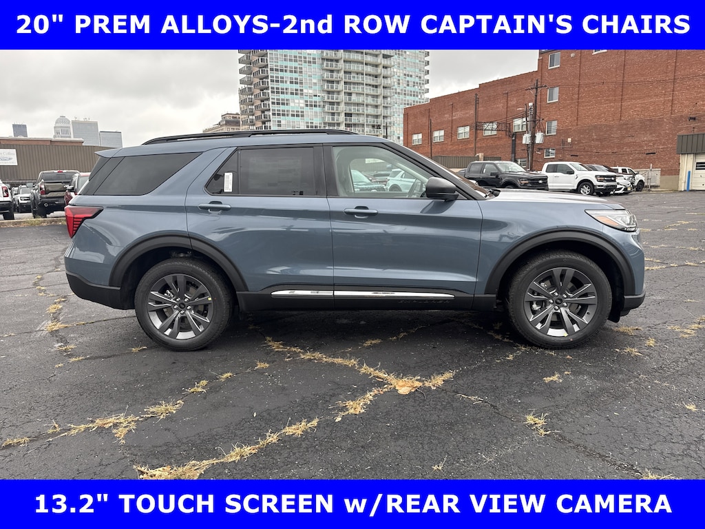 New 2025 Ford Explorer Active 4WD w/Comfort Pkg-20" Prem Alloys Sport Utility