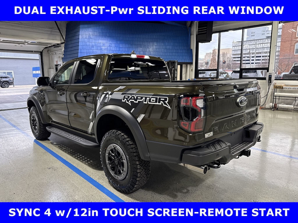 New 2025 Ford Ranger Raptor 4x4 3.0L V6 (405hp) Twin Turbo Crew Cab Pickup