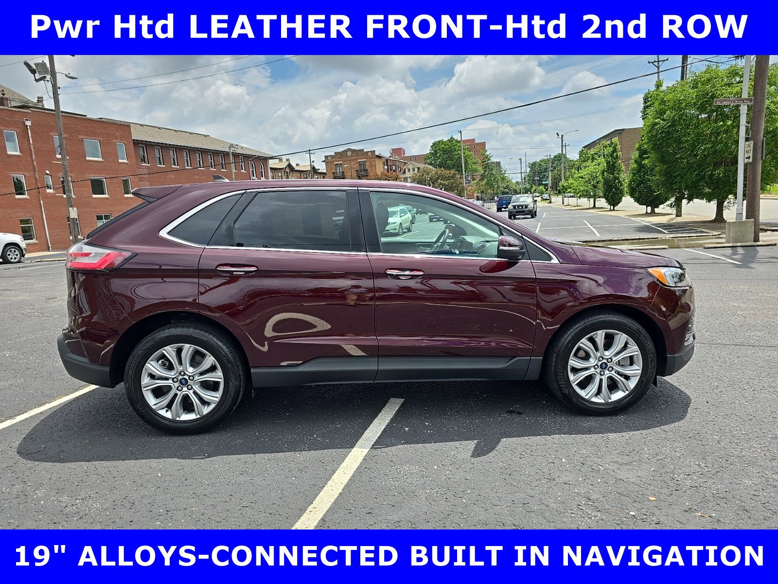 Certified 2022 Ford Edge Titanium with VIN 2FMPK4K95NBA68789 for sale in Louisville, KY