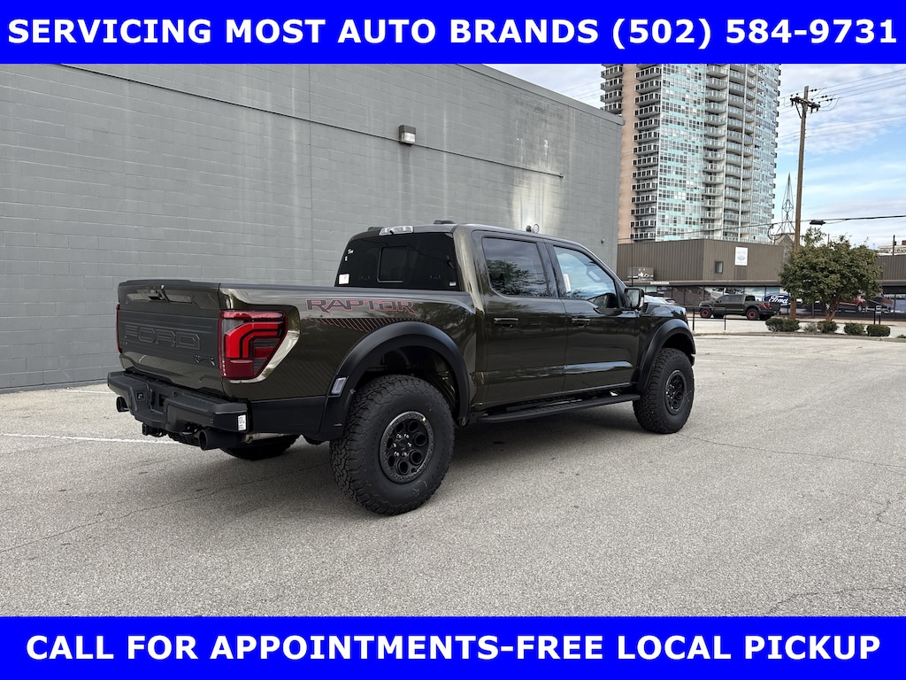 New 2025 Ford F-150 Raptor 4x4 3.5L H/O Twin Turbo /Moon-802A Pkg Crew Cab Pickup