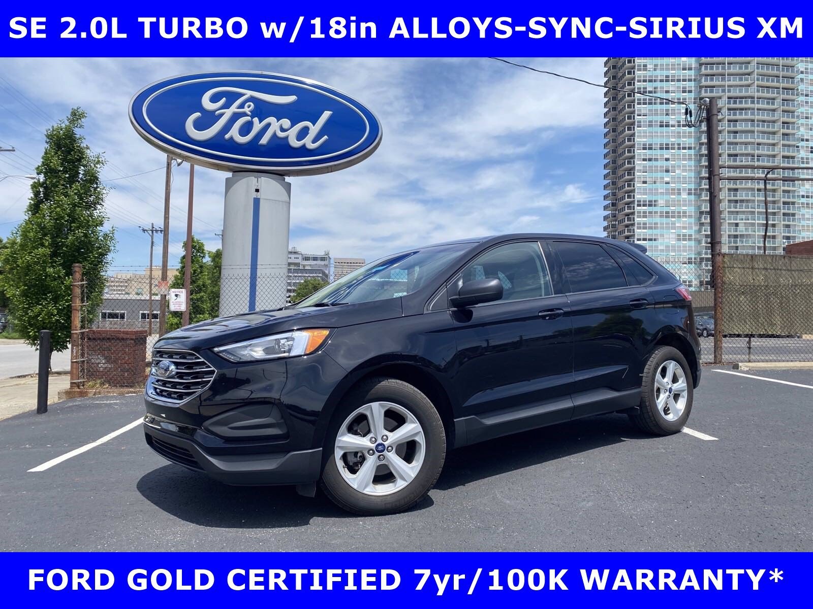 2019 Ford Edge CERTIFIED-SE TURBO w/Htd LEATHER-ALLOYS SUV