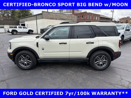2025 Ford Bronco Sport CERTIFIED-BIG BEND 4x4 w/Pwr MOON SUV
