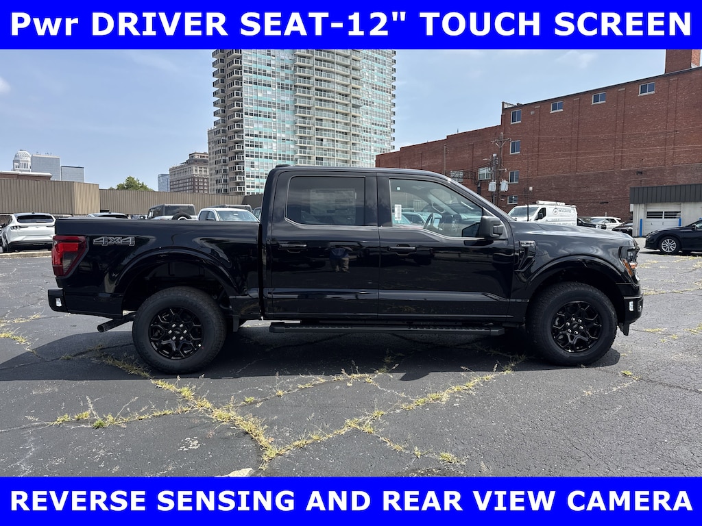 New 2025 Ford F-150 SPORT XLT BLACK Pkg 4x4 3.5L TURBO w/TOW Crew Cab Pickup