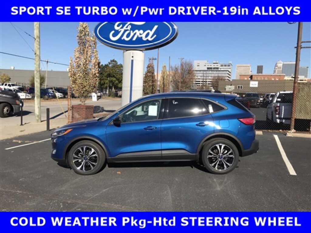 New 2022 Ford Escape SPORT SE TURBO w/19in ALLOYS-Htd Pwr SEAT Sport Utility