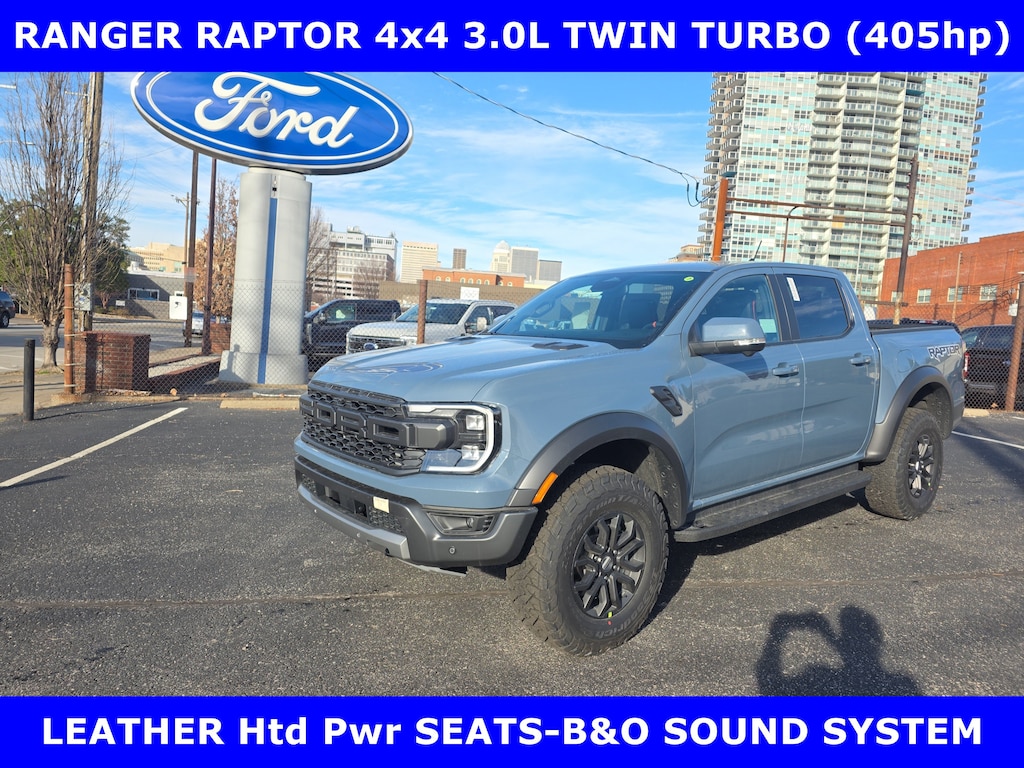 New 2025 Ford Ranger Raptor 4x4 3.0L V6 (405hp) Twin Turbo Crew Cab Pickup