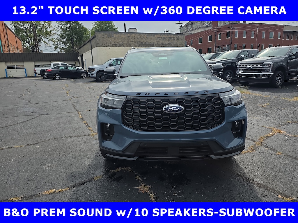 New 2025 Ford Explorer ST-Line 4WD w/Pano Roof-Prem Pkg-ST Line Street Pack Sport Utility